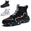 Dad Shoes High-Top Men's Ins Harajuku Korean Version Flying Knitted Socks Couple Models Men's Casual Sports Running Shoes