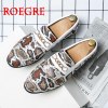Men Leather Shoes Men Luxury Camouflage Gold National Pattern Oxfords Men Classic Gentleman Wedding Prom Shoes Big Size
